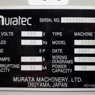 CNC Chucker lathe-Muratec,MW120-2017 - 2